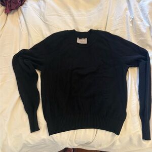Everlane Black CashmereCrewneck Sweater